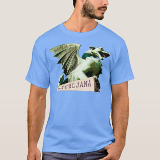 T-shirt Ljubljana Ville des Dragons