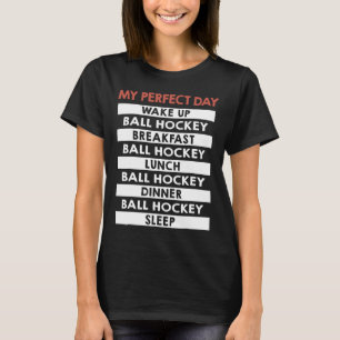 T-shirt Ll Hockey Ma journée parfaite Routine quotidienne