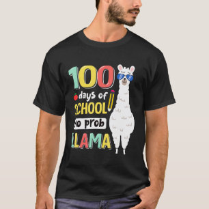 T-shirt Llama 100 Jours d'école Filles Garçons Costume sa