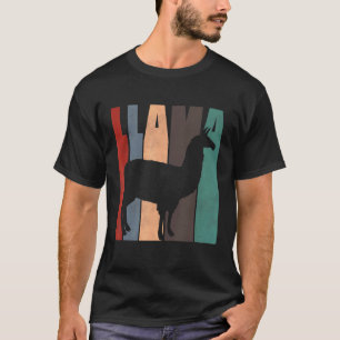 T-shirt Llama Alpaca de style rétro amateurs de lama
