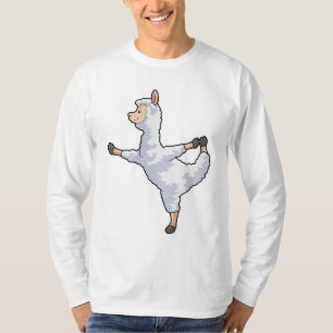 T-shirt Llama at yoga