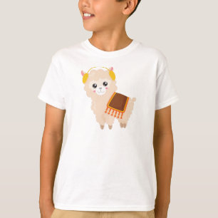 T-shirt Llama d'automne, Llama mignonne, Alpaca mignonne,