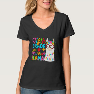 T-shirt Llama de cinquième année sans problème, rentrée de