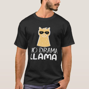 T-shirt Llama de luxe sans drame Alpagas Fermes d'animaux