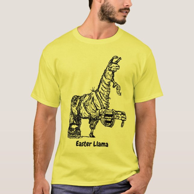 T-shirt Llama de Pâques (Devant)