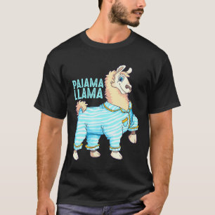 T-shirt Llama de Pyjama Cool Alapaca Amoureux de Sommeil