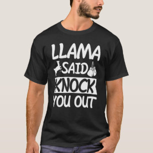T-shirt Llama Dit Vous Frapper De Vêtements