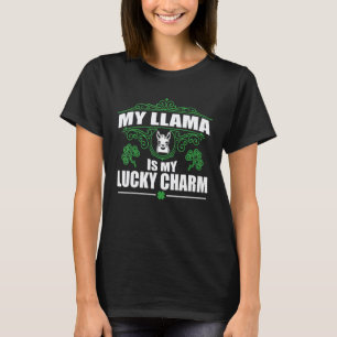 T-shirt Llama Est Mon Porte-Bonheur St Patrick 4 Trèfle