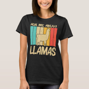 T-shirt Llama Hommes Femmes Llama Ferme Animal