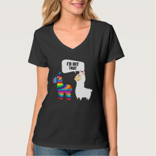 T-shirt Llama Id A Touché Pinata Mexican Cinco de Mayo