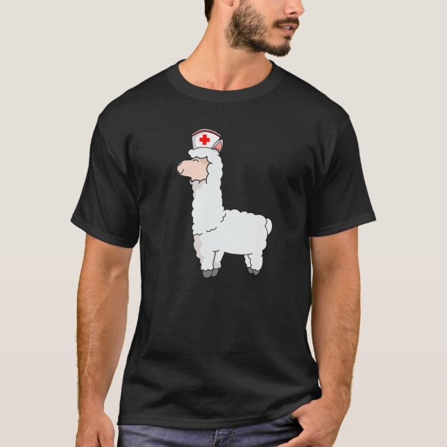 T-shirt Llama Infirmière reconnaissance Journée internatio (Devant)
