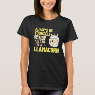 T-shirt Llama Licorne Llamacorne Graphiques Drôles