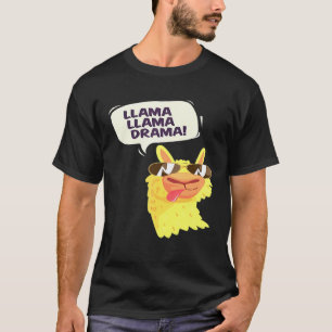 T-shirt Llama Llama Drame Llama Amoureux d'Alpaca