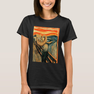 T-shirt Llama Loch Ness Monster The Scream Mashup Cryptid