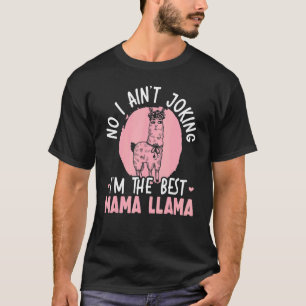 T-shirt Llama Maman Alpaca Animal Mama Llama