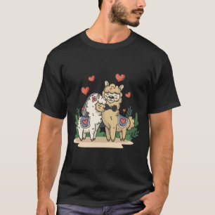 T-shirt Llama Mariée Et Mariage Groom Art Matching Couple