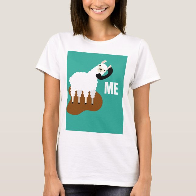 T-shirt llama me (Devant)