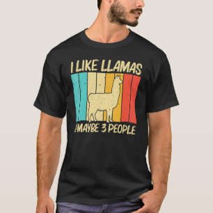 T-shirt Llama pour hommes femmes lama animal de ferme