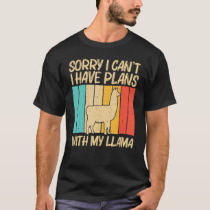 T-shirt Llama pour hommes femmes lama de ferme animal 6