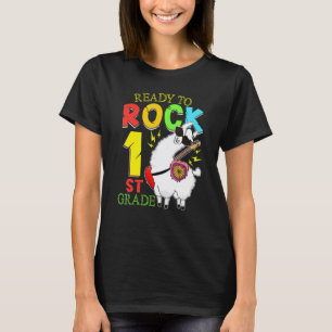T-shirt Llama prêt à rocker Première année 1er Premier jou