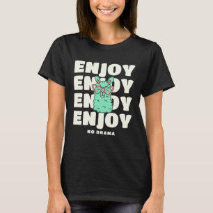 T-shirt Llama Profite Aucun Drame Pour Llama