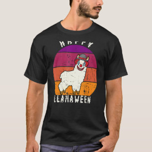 T-shirt Llama Pun Clown Halloween effrayant Joyeux Llamawe
