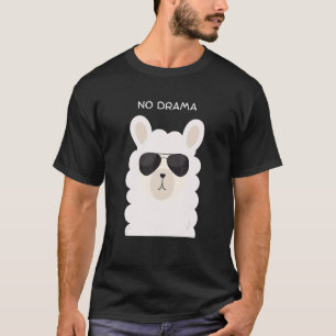 T-shirt Llama sans drame Design sans drame