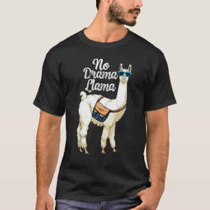 T-shirt Llama sans drame Femme Llama Amour animal 4