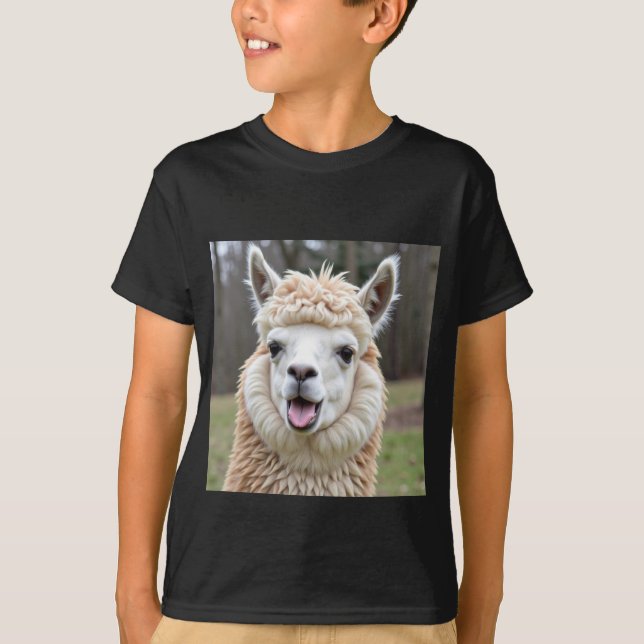 T-shirt LLama Smirk (Devant)
