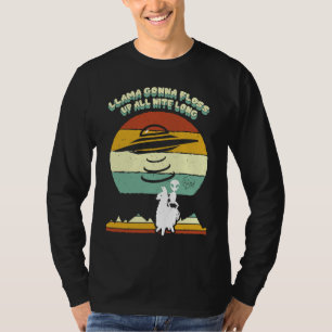 T-shirt Llama Va Se Curare Les Dents Toute La Nuit Drôle D
