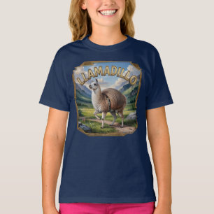 T-shirt Llamadillo Photographie Combo Créature Drôle