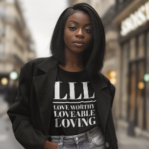 T-shirt LLL- Amour Digne, Amoureux, Amoureux