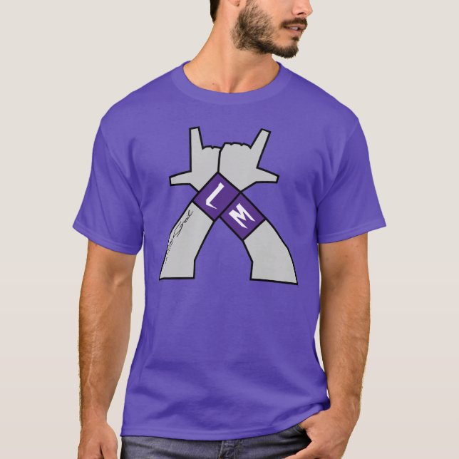 T-shirt &quot;LM&quot; par le Graal-m de Lucas (Devant)