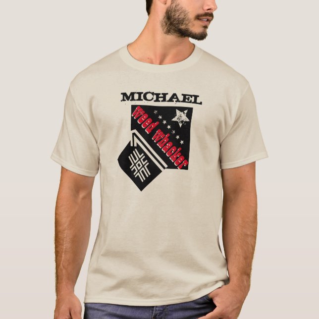 T-shirt L'MAUVAISE HERBE WACKER du numéro un avec la (Devant)