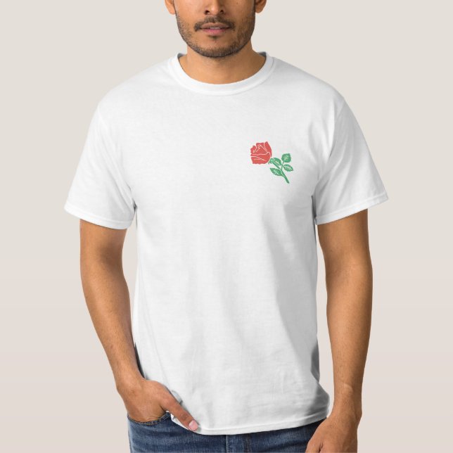 T-shirt L'Merci Rose A Une Belle Journée (Devant)