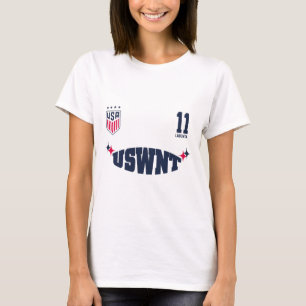 T-shirt Lo’eau Labonta 11 Blanc Uswnt Officiellement Sous