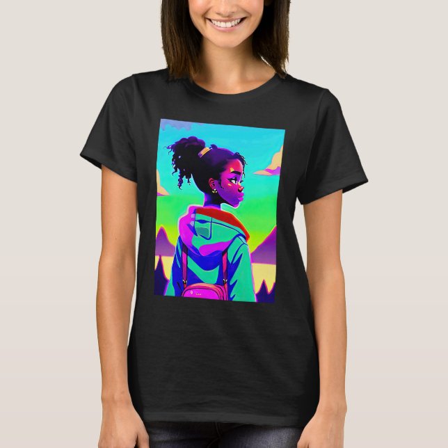 T-shirt Lo fi hip hop chillhop chill beats lofi aesthetics (Devant)