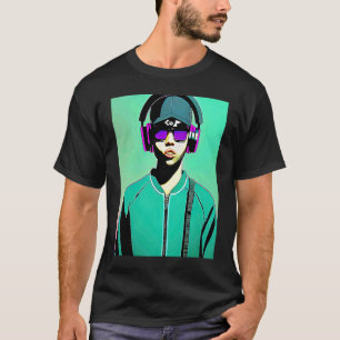 T-shirt Lo fi hip hop chillhop chill chill bat l'esthétiqu