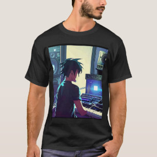 T-shirt Lo fi hip hop chillhop chill chill bat l'esthétiqu