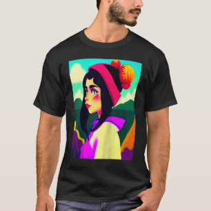 T-shirt Lo fi hip hop chillhop chill chill bat lofi esthét