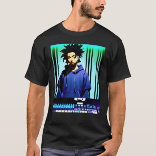 T-shirt Lo fi hip hop chillhop chill chill bat lofi esthét
