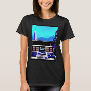 T-shirt Lo fi hip hop chillhop chill chill bat lofi esthét