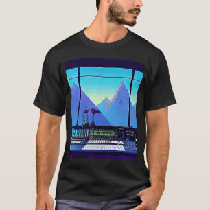 T-shirt Lo fi hip hop chillhop chill chill bat studio aest