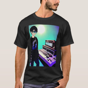 T-shirt Lo fi hip hop chillhop chill chill bat studio aest