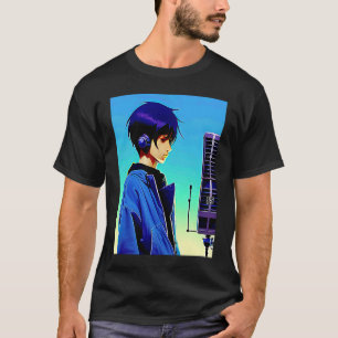 T-shirt Lo fi hip hop chillhop chill chill bat studio aest