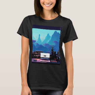 T-shirt Lo fi hip hop chillhop chill chill bat studio aest