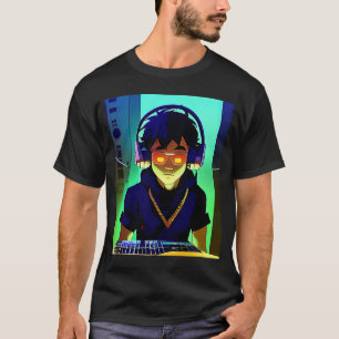 T-shirt Lo fi hip hop chillhop chill chill bat studio aest