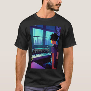 T-shirt Lo fi hip hop refroidissement chillhop bat l'esthé