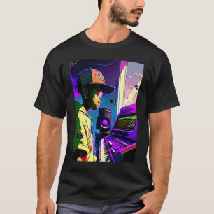 T-shirt Lo fi hip hop refroidissement chillhop bat l'esthé