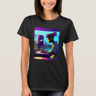 T-shirt Lo fi hip hop refroidissement chillhop bat l'esthé